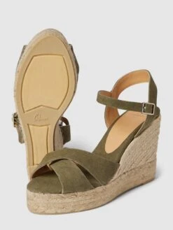 Castañer Wedges Mit Dornschließe Modell 'BLAUDELL' - Olivgrün -Modegeschäft Für Damenschuhe 993kukpl851j4e278op48ki371638li18kq58iqh9op4id2m9oqj8jiiah848kph8ha3chi891458c1l6p3j2opm74pmcdpnccsmcdhkcks32e9o6sq30pb2cph3cohj70rmae0