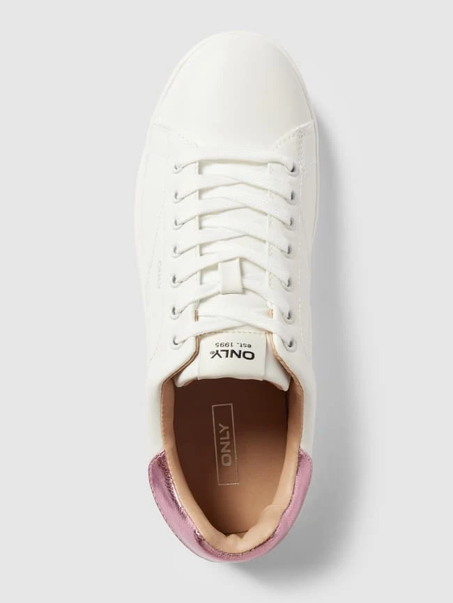 Only Sneaker Mit Kontrastbesatz Modell 'SHILO' - Weiß 5 Only Sneaker Mit Kontrastbesatz Modell 'SHILO' - Weiß – Bild 5