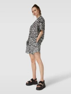 Buffalo Sandalen Mit Klettverschlüssen Modell 'ASPHA' - Schwarz