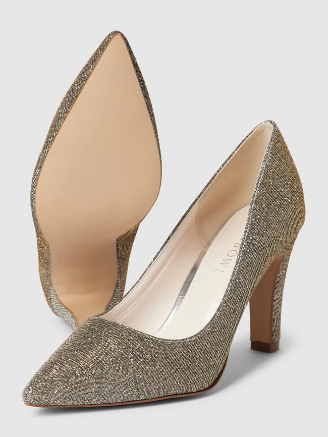 Rainbow Club Pumps Mit Effektgarn Modell 'FERA' - Silber 4 Rainbow Club Pumps Mit Effektgarn Modell 'FERA' - Silber – Bild 4