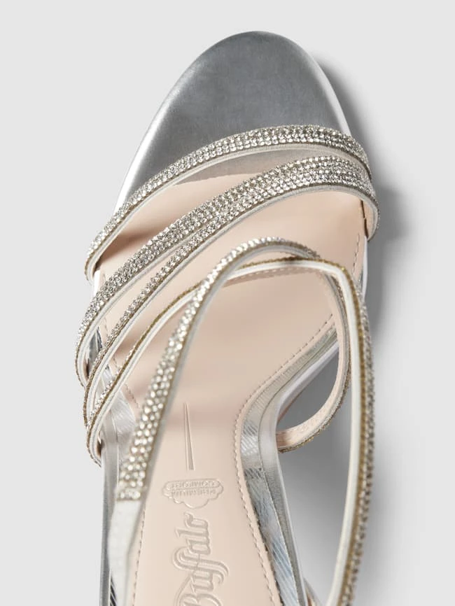 Buffalo Sandaletten Mit Zierbesatz - Silber 5 Buffalo Sandaletten Mit Zierbesatz - Silber – Bild 5