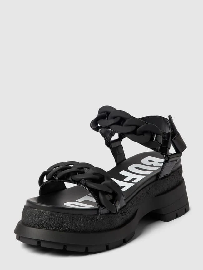 Buffalo Sandalen Mit Label-Print - Schwarz 2 Buffalo Sandalen Mit Label-Print - Schwarz – Bild 2