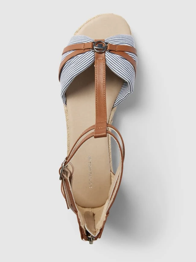 Tom Tailor Sandalen Mit Label-Detail Modell 'Gladiator' - Marineblau 3 Tom Tailor Sandalen Mit Label-Detail Modell 'Gladiator' - Marineblau – Bild 3