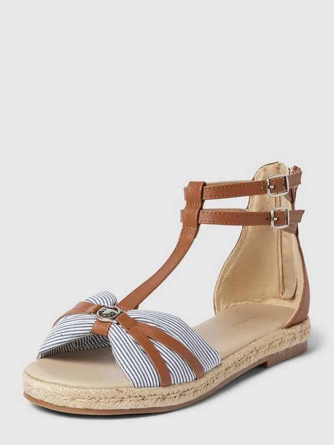 Tom Tailor Sandalen Mit Label-Detail Modell 'Gladiator' - Marineblau 1 Tom Tailor Sandalen Mit Label-Detail Modell 'Gladiator' - Marineblau