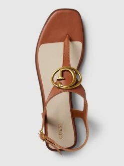 Guess Zehentrenner Aus Leder Mit Label-Detail Modell 'MIRY' - Cognac -Modegeschäft Für Damenschuhe 9t0jelhk9114olid8d0ksh239964udhjah25cci86t44kh256d358j1j90sjijqj9ha4iea66t0j2j27a0o38c1l6cs6co9k65ij6phk60s3ce3375gmaob56lij8cb2c4p66p8