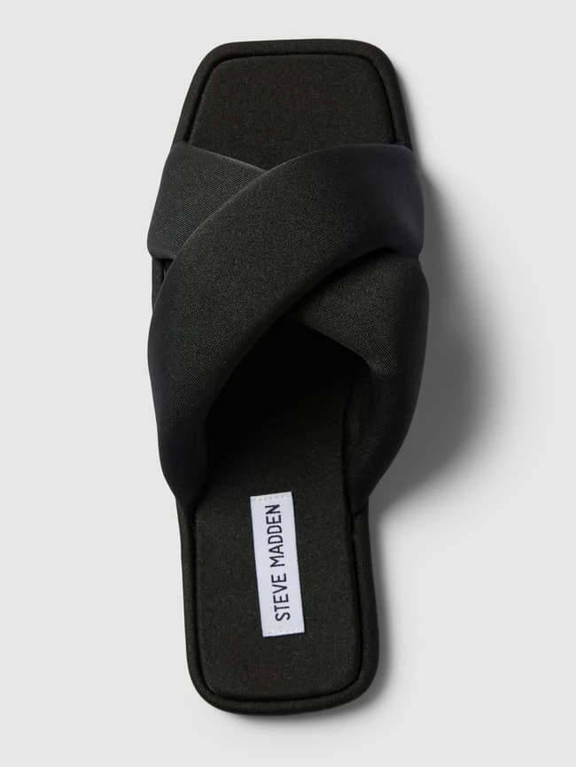 Steve Madden Pantoletten Mit Breiten Riemen Modell 'DIXIE' - Schwarz 4 Steve Madden Pantoletten Mit Breiten Riemen Modell 'DIXIE' - Schwarz – Bild 4