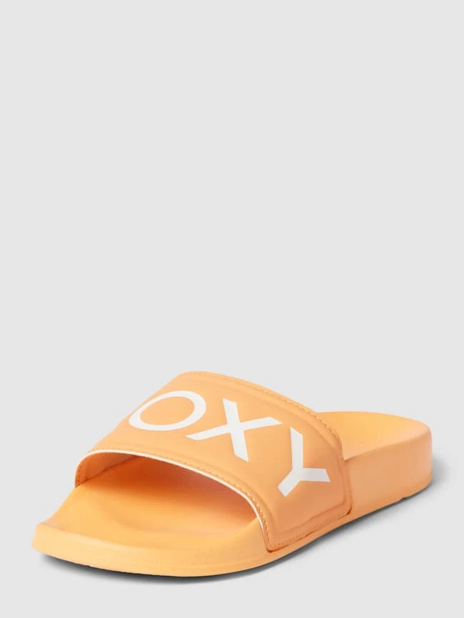 Roxy Slides Mit Label-Detail Modell 'SLIPPY' - Orange 1 Roxy Slides Mit Label-Detail Modell 'SLIPPY' - Orange