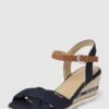 Tom Tailor Wedges Mit Label-Details - Marineblau