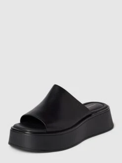 Vagabond Pantoletten Mit Label-Detail Modell 'COURTNEY' - Schwarz