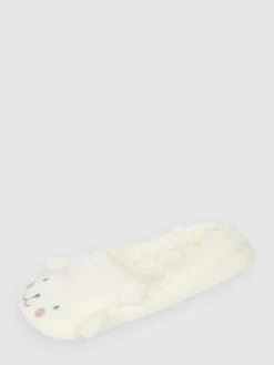 CAPELLI NEW YORK Hausschuhe Mit Teddyfutter - Offwhite