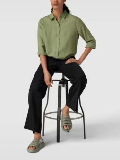 UGG Sandalen Mit Label-Details Modell 'FLUFF YEAH' - Olivgrün