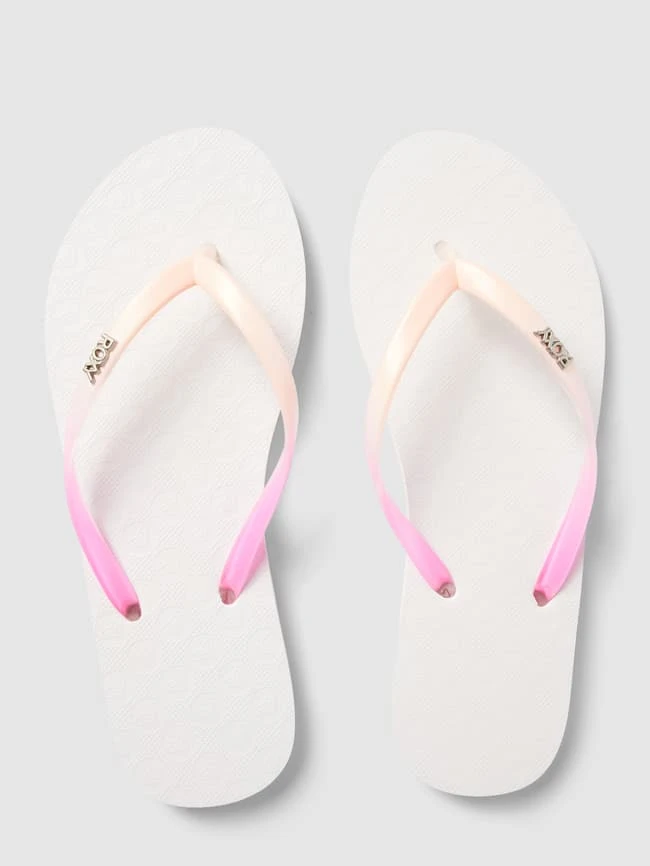 Roxy Zehentrenner Mit Label-Detail Modell 'VIVA GRADIENT' - Weiß 3 Roxy Zehentrenner Mit Label-Detail Modell 'VIVA GRADIENT' - Weiß – Bild 3