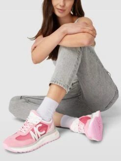 Marc Cain Bags & Shoes Sneaker Mit Label-Patch - Pink