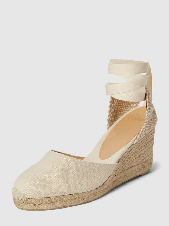 Castañer Wedges Mit Schnürverschluss Modell 'CARINA' - Offwhite 2 Castañer Wedges Mit Schnürverschluss Modell 'CARINA' - Offwhite – Bild 2