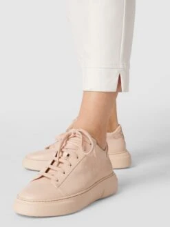 Marc Cain Bags & Shoes Sneaker Aus Leder Mit Label-Print - Altrosa