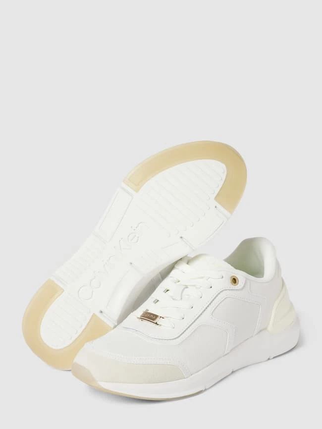 CK Calvin Klein Sneaker Mit Label-Details Modell 'FLEXI RUNNER' - Offwhite 4 CK Calvin Klein Sneaker Mit Label-Details Modell 'FLEXI RUNNER' - Offwhite – Bild 4