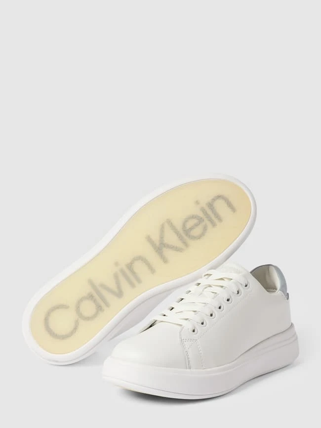 CK Calvin Klein Sneaker Mit Tonalem Besatz Modell 'RAISED' - Weiß 4 CK Calvin Klein Sneaker Mit Tonalem Besatz Modell 'RAISED' - Weiß – Bild 4