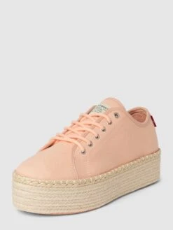 Levi’s® Acc. Plateau-Sneaker Mit Label-Detail - Lachs