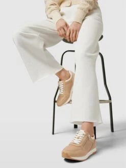 Tamaris Sneaker Mit Label-Print - Beige