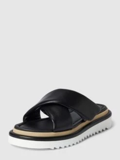 Marc Cain Bags & Shoes Pantoletten Mit Breiten Riemen - Schwarz