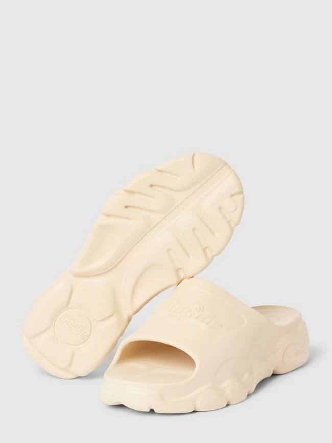 Buffalo Slides Mit Label-Details - Beige 4 Buffalo Slides Mit Label-Details - Beige – Bild 4