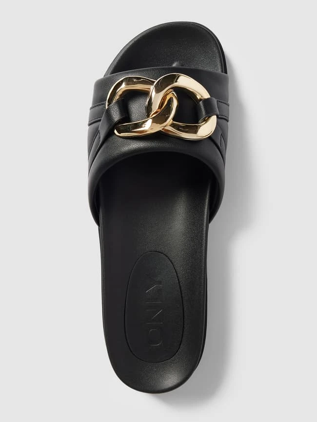 Only Slides Mit Zierbesatz Modell 'MINNIE' - Schwarz 5 Only Slides Mit Zierbesatz Modell 'MINNIE' - Schwarz – Bild 5