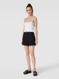 Calvin Klein Jeans Slides Mit Plateausohle - Schwarz