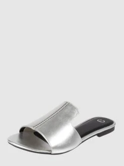 Gerry Weber Shoes Pantolette Aus Leder Modell 'Gadera' - Silber