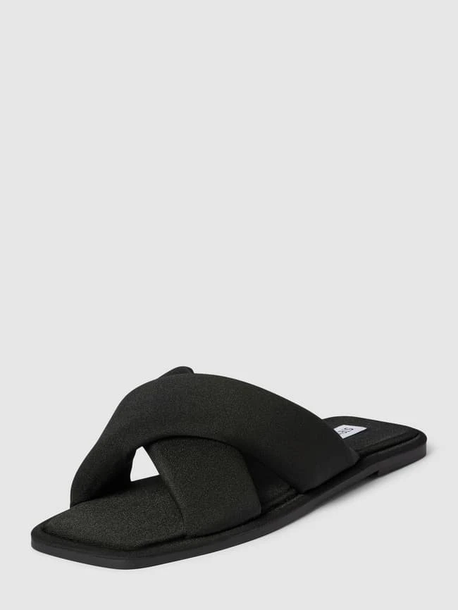 Steve Madden Pantoletten Mit Breiten Riemen Modell 'DIXIE' - Schwarz 2 Steve Madden Pantoletten Mit Breiten Riemen Modell 'DIXIE' - Schwarz – Bild 2