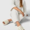 UGG Sandalen Mit Label-Details Modell 'FLUFF YEAH' - Hellrosa